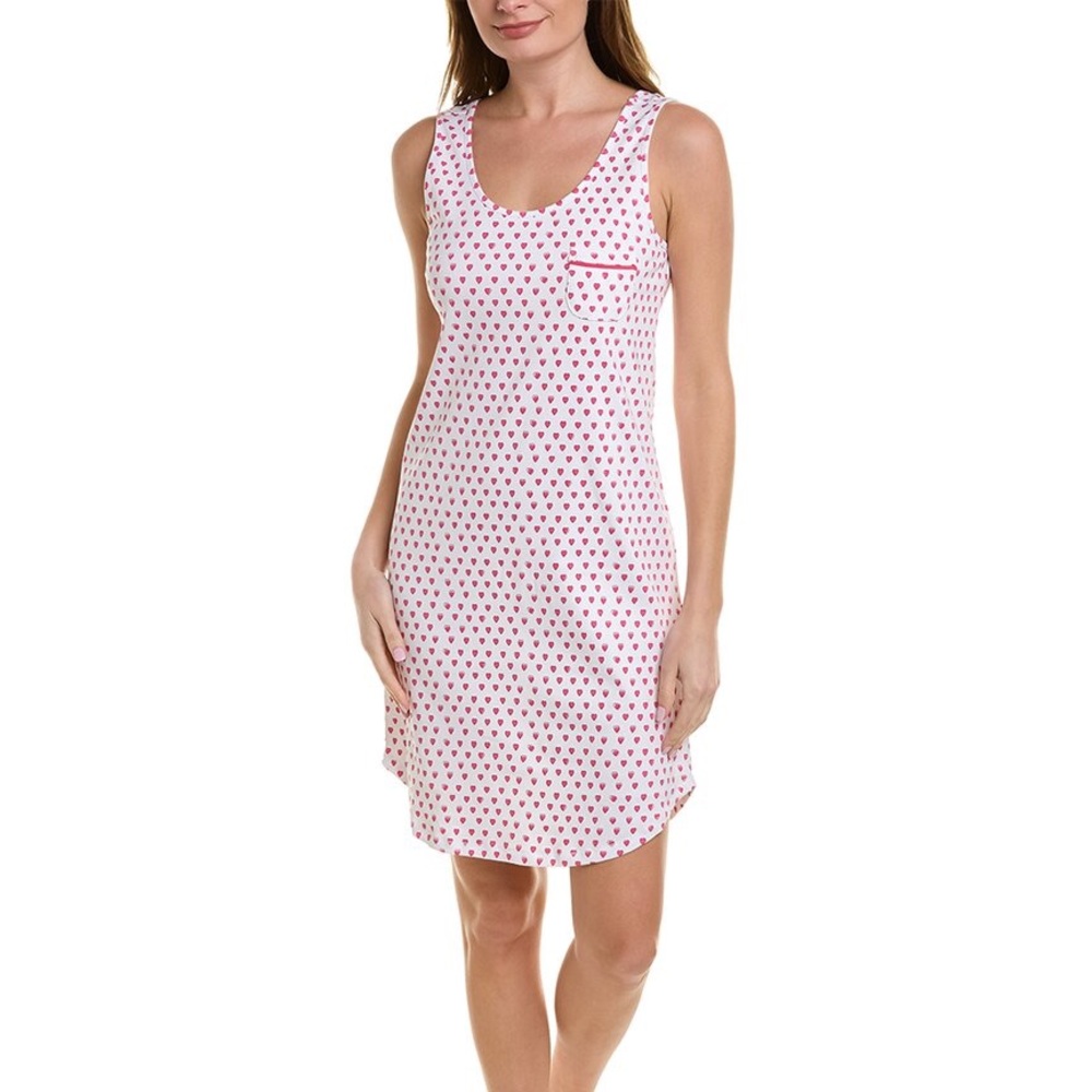 Roller Rabbit Alba Sleep Jersey in Pink Heart